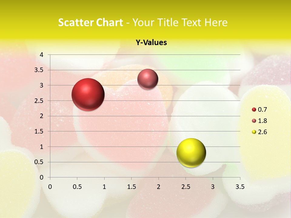 A Pile Of Candy Hearts Sitting On Top Of A Table PowerPoint Template