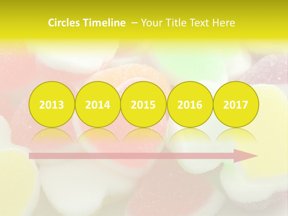 A Pile Of Candy Hearts Sitting On Top Of A Table PowerPoint Template