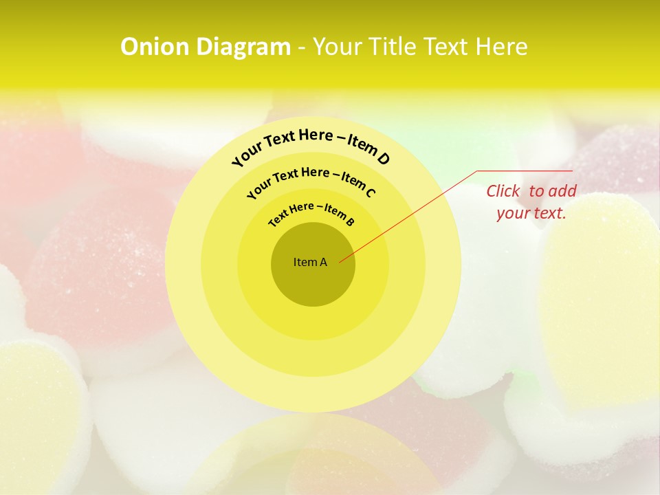 A Pile Of Candy Hearts Sitting On Top Of A Table PowerPoint Template