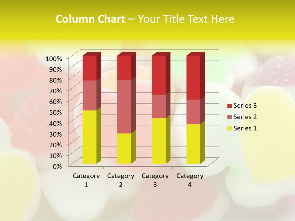 A Pile Of Candy Hearts Sitting On Top Of A Table PowerPoint Template