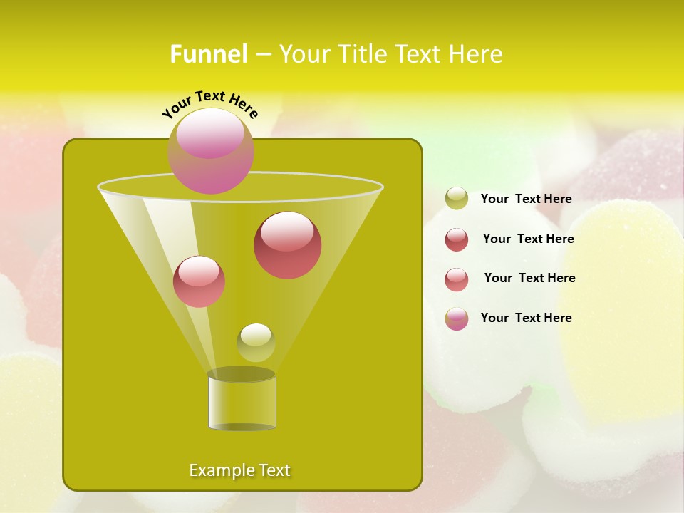 A Pile Of Candy Hearts Sitting On Top Of A Table PowerPoint Template