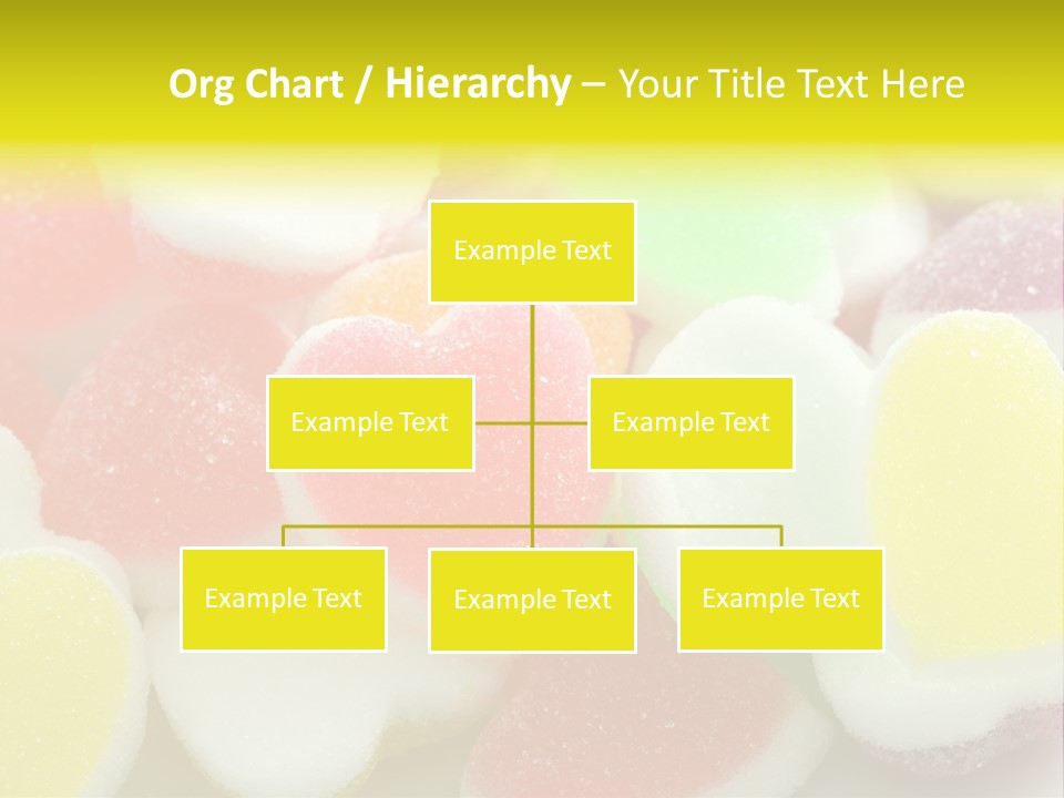 A Pile Of Candy Hearts Sitting On Top Of A Table PowerPoint Template