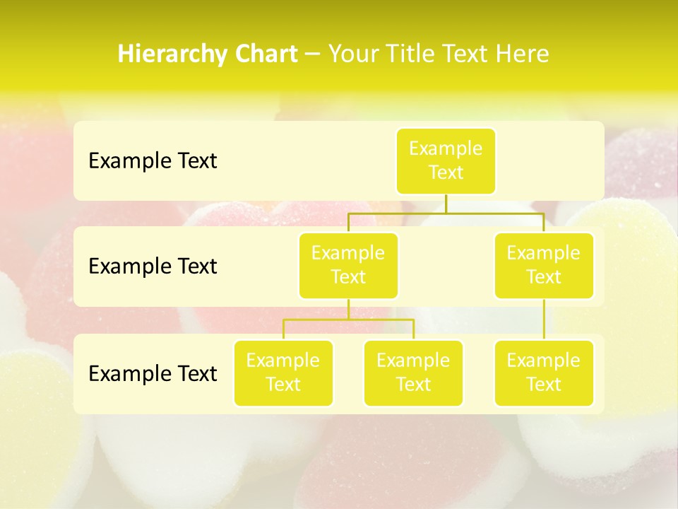 A Pile Of Candy Hearts Sitting On Top Of A Table PowerPoint Template