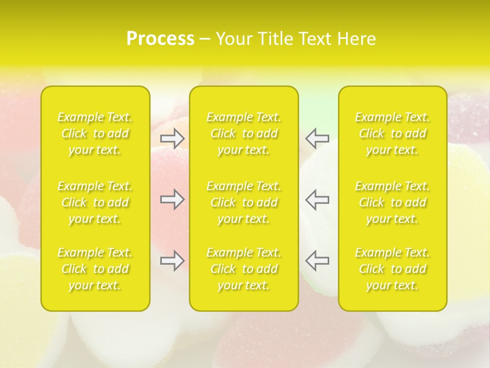 A Pile Of Candy Hearts Sitting On Top Of A Table PowerPoint Template