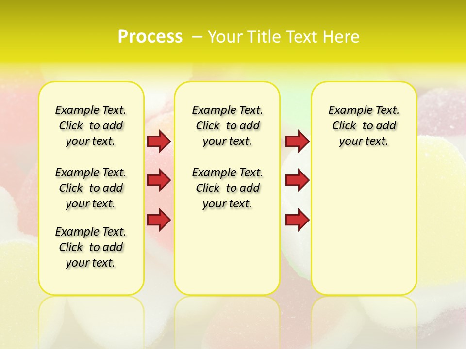 A Pile Of Candy Hearts Sitting On Top Of A Table PowerPoint Template