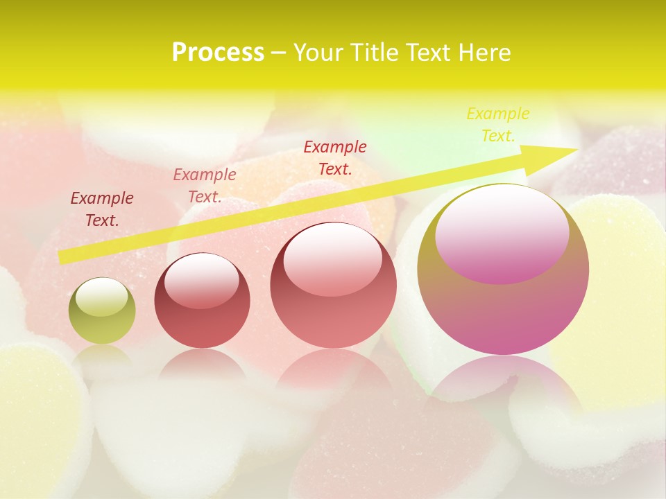 A Pile Of Candy Hearts Sitting On Top Of A Table PowerPoint Template