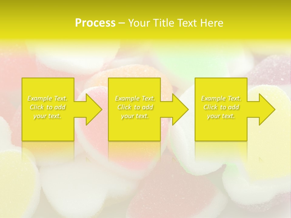 A Pile Of Candy Hearts Sitting On Top Of A Table PowerPoint Template