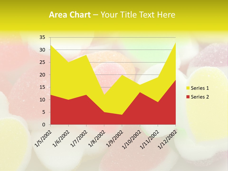 A Pile Of Candy Hearts Sitting On Top Of A Table PowerPoint Template