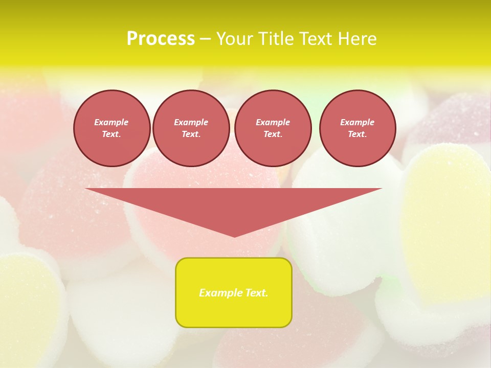 A Pile Of Candy Hearts Sitting On Top Of A Table PowerPoint Template