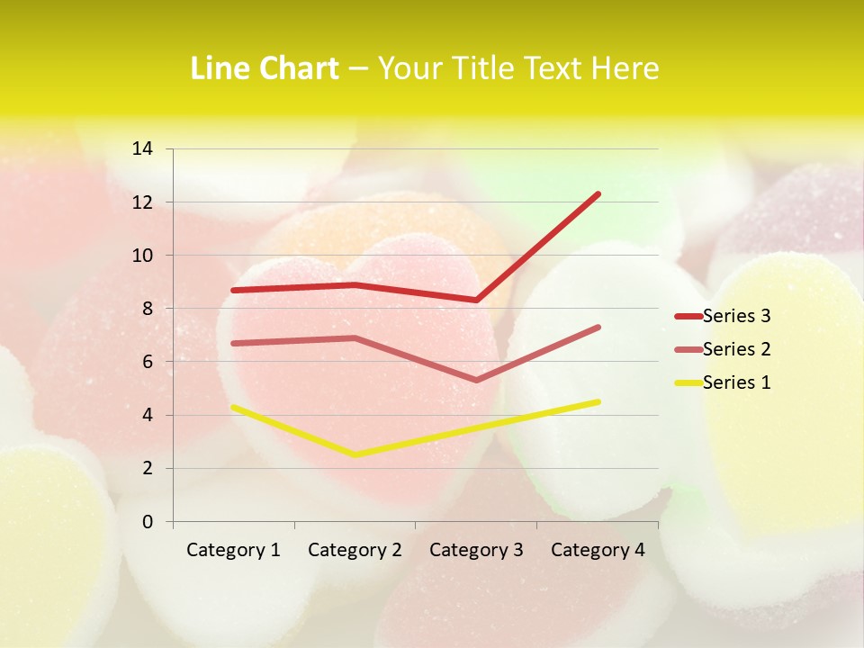 A Pile Of Candy Hearts Sitting On Top Of A Table PowerPoint Template