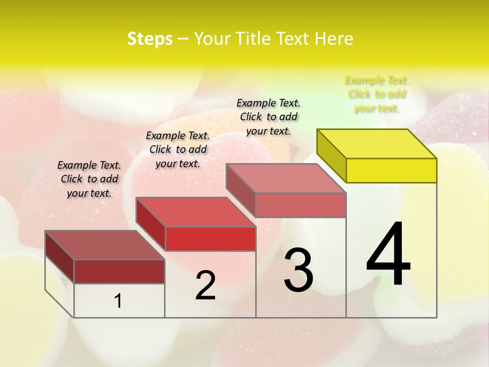 A Pile Of Candy Hearts Sitting On Top Of A Table PowerPoint Template