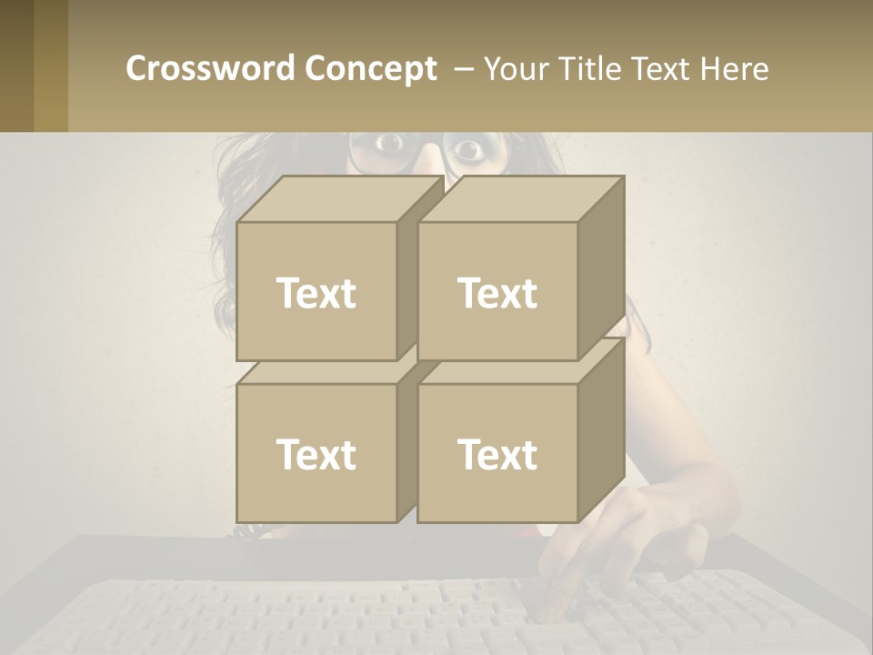 A Woman Holding A Red Telephone Up To Her Face PowerPoint Template