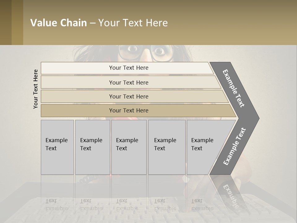 A Woman Holding A Red Telephone Up To Her Face PowerPoint Template