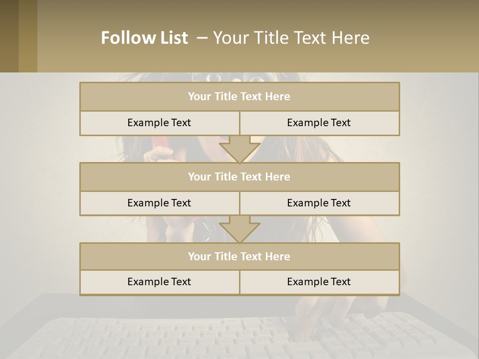 A Woman Holding A Red Telephone Up To Her Face PowerPoint Template