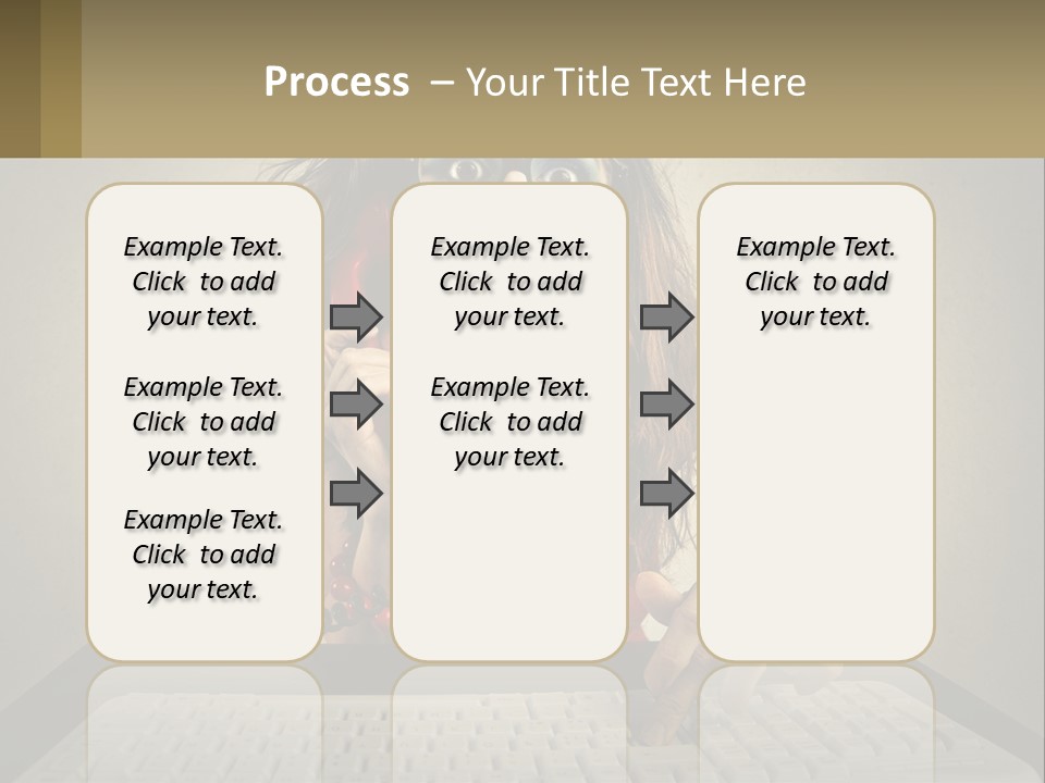 A Woman Holding A Red Telephone Up To Her Face PowerPoint Template