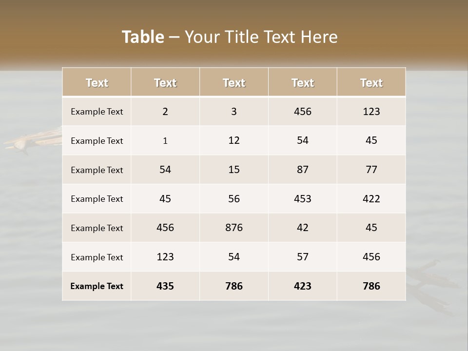 A Large Bird Flying Over A Body Of Water PowerPoint Template