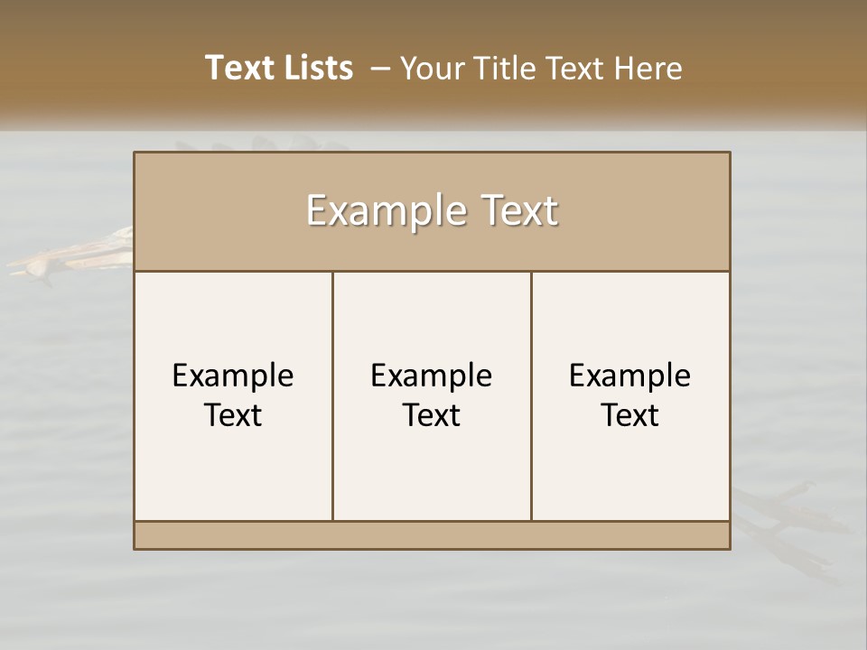 A Large Bird Flying Over A Body Of Water PowerPoint Template