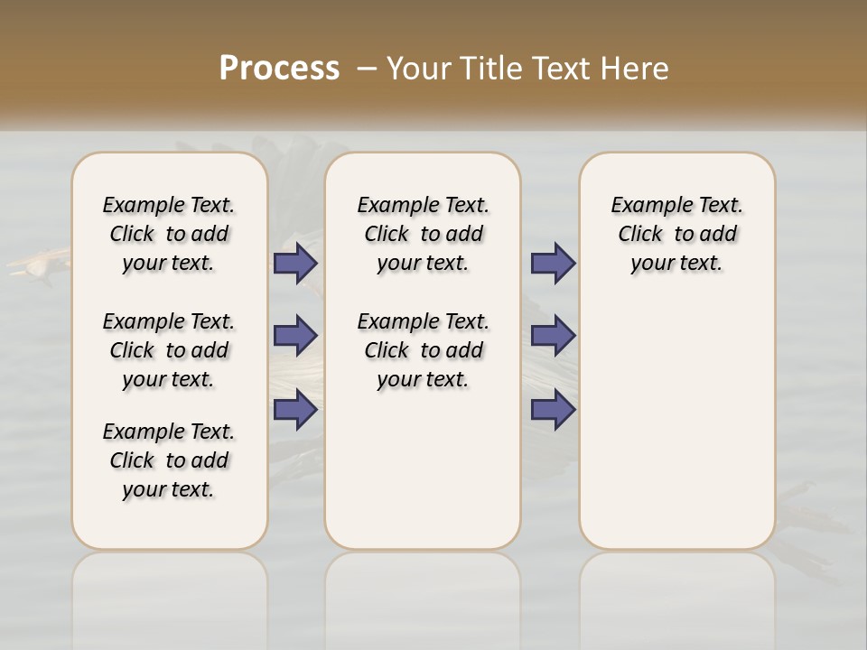 A Large Bird Flying Over A Body Of Water PowerPoint Template