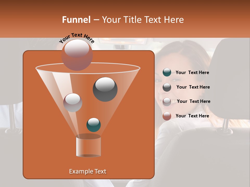 A Man And Woman Sitting In The Back Seat Of A Car PowerPoint Template