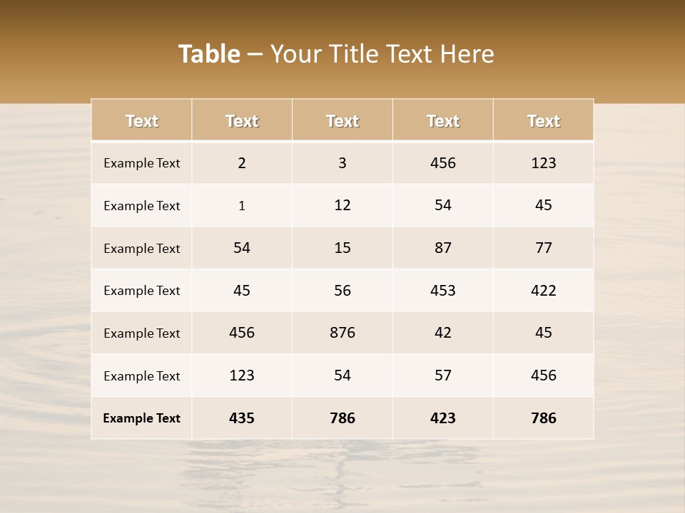 A White Bird Is Standing In The Water PowerPoint Template