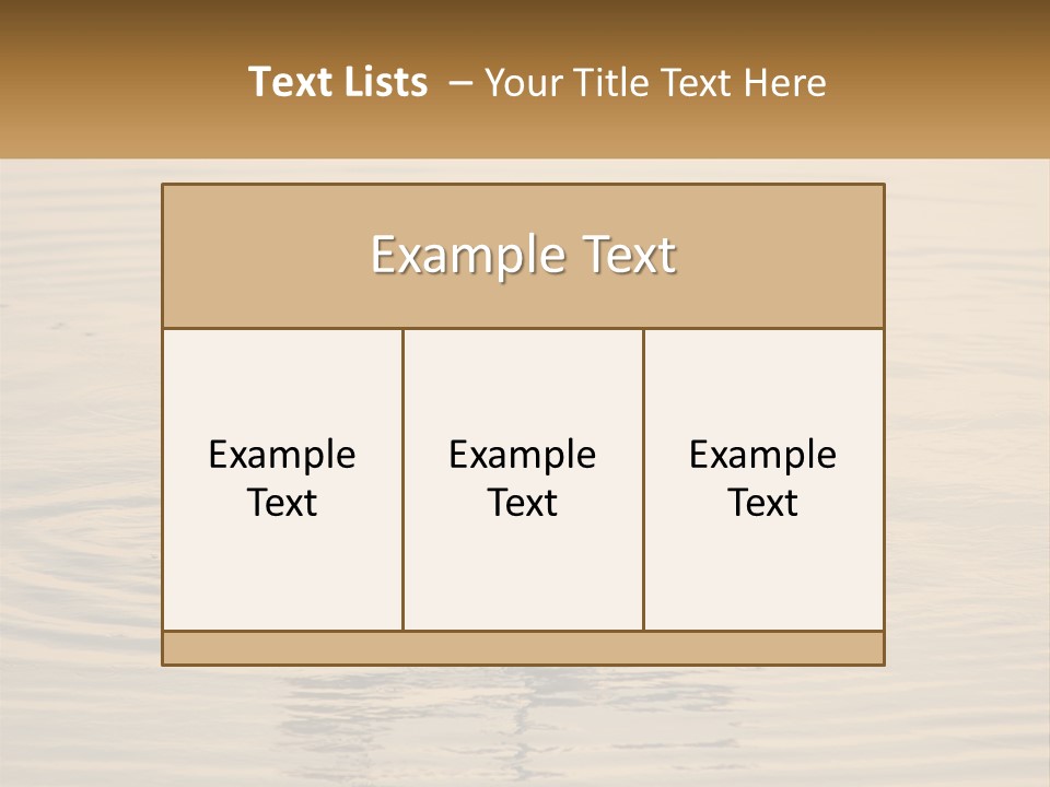 A White Bird Is Standing In The Water PowerPoint Template