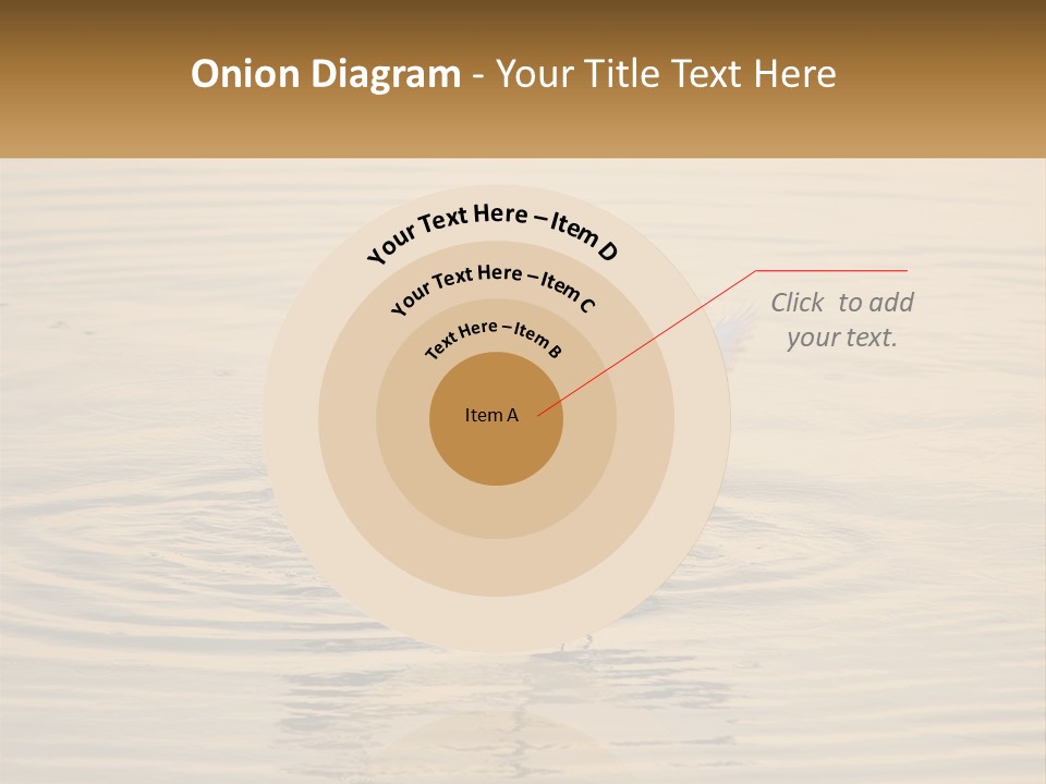 A White Bird Is Standing In The Water PowerPoint Template