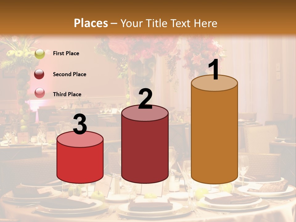 A Table With A Vase Of Flowers On Top Of It PowerPoint Template