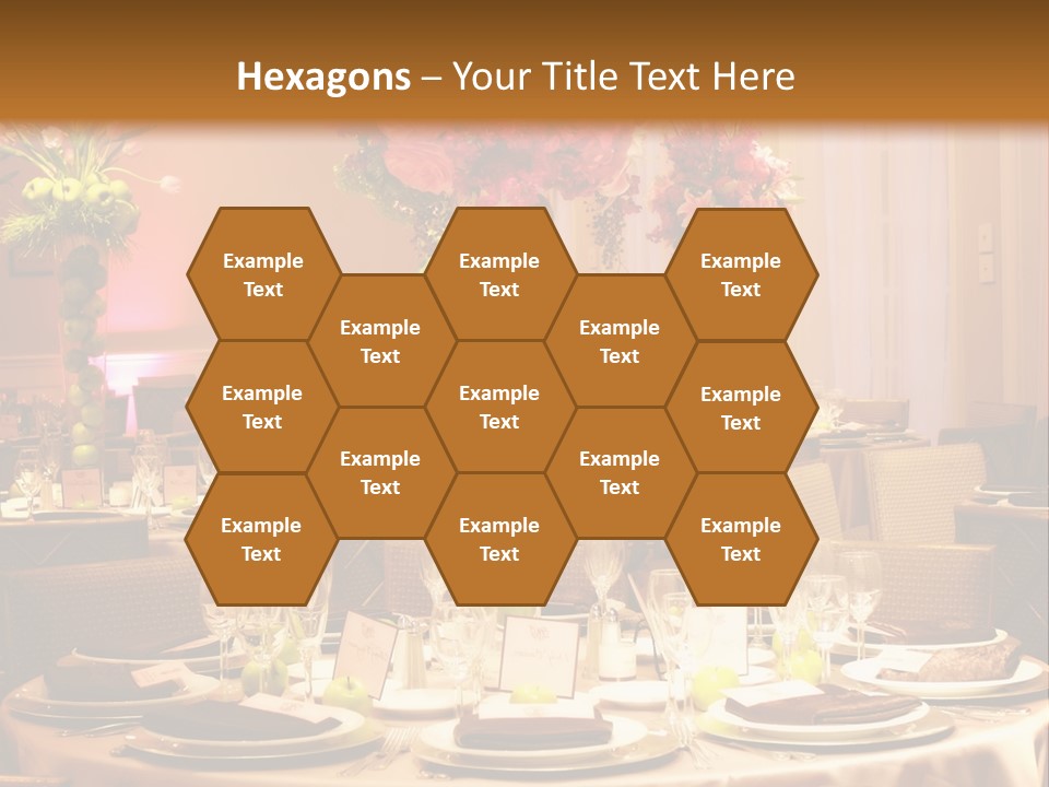 A Table With A Vase Of Flowers On Top Of It PowerPoint Template