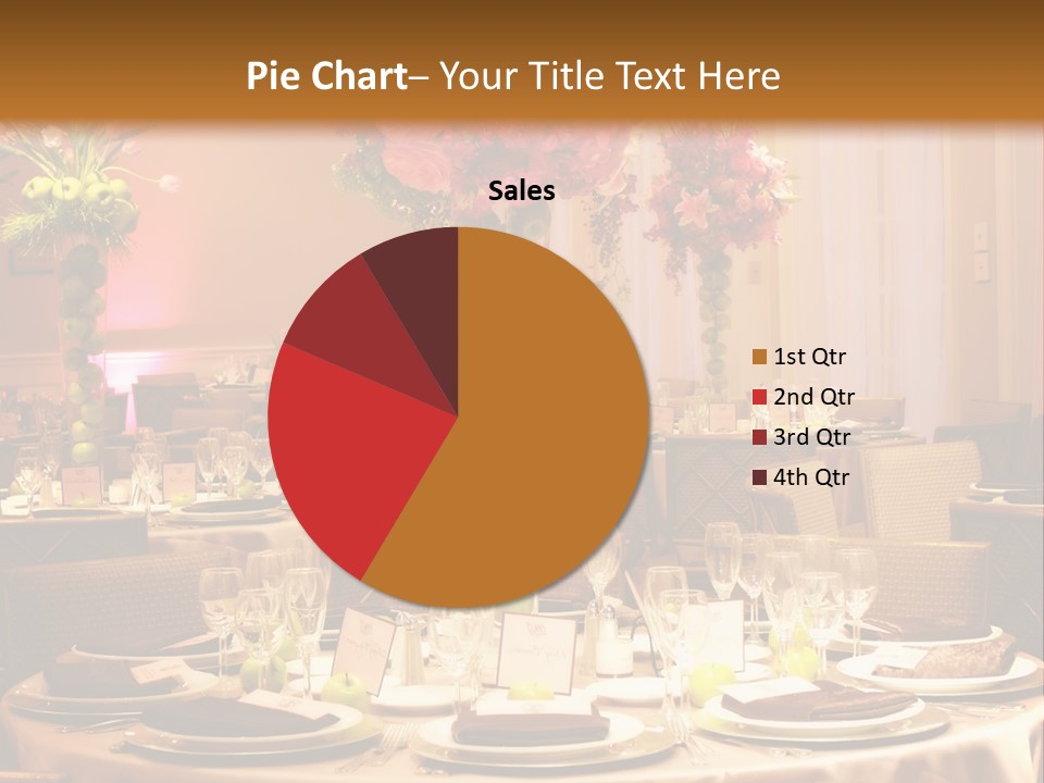 A Table With A Vase Of Flowers On Top Of It PowerPoint Template