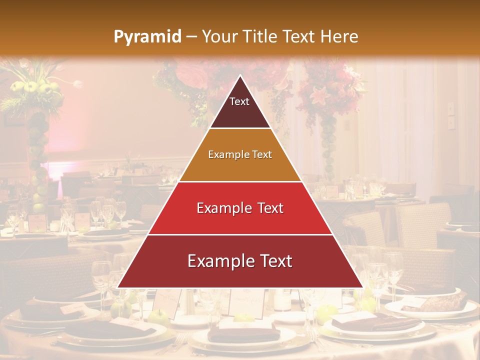 A Table With A Vase Of Flowers On Top Of It PowerPoint Template