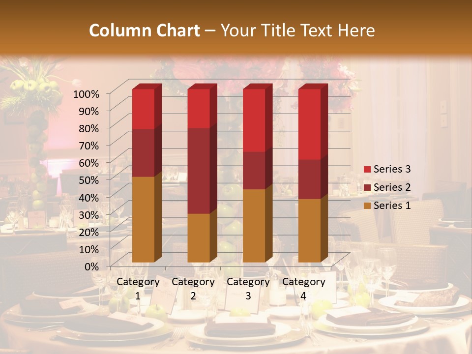 A Table With A Vase Of Flowers On Top Of It PowerPoint Template