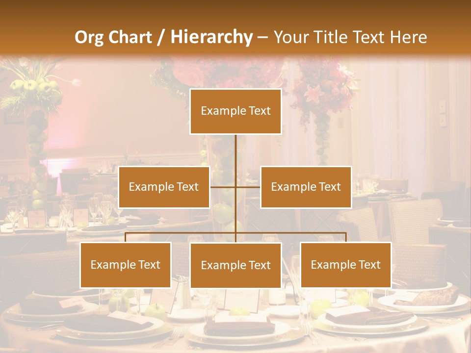 A Table With A Vase Of Flowers On Top Of It PowerPoint Template