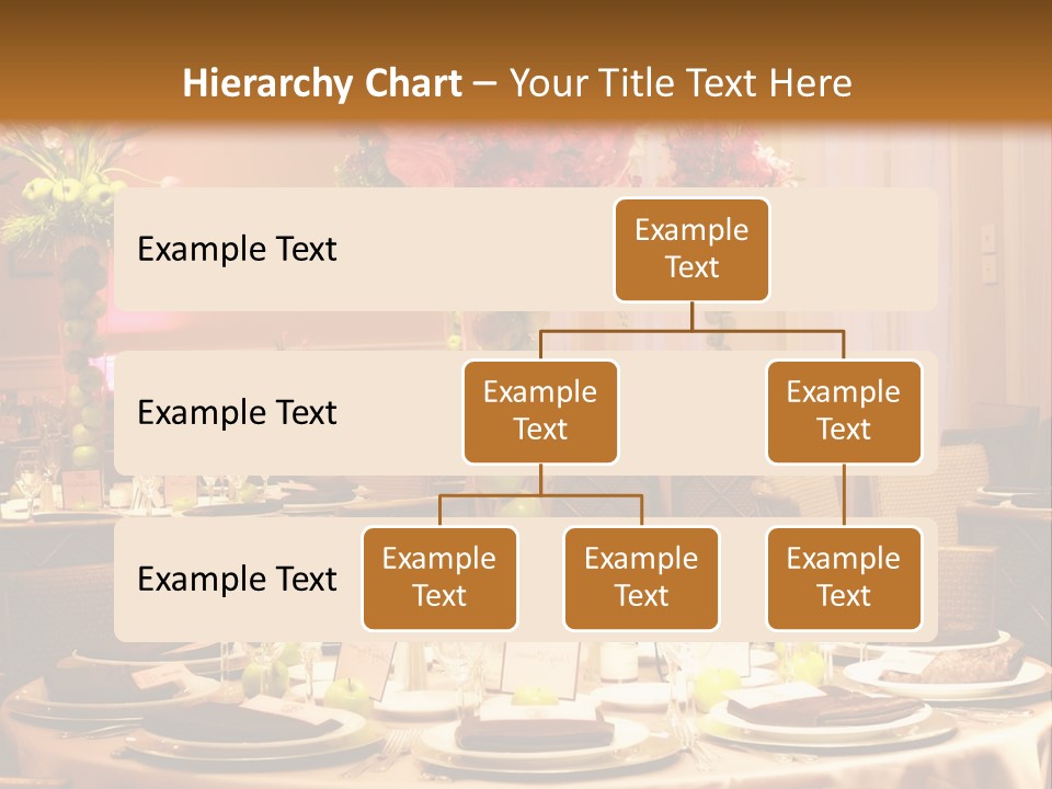 A Table With A Vase Of Flowers On Top Of It PowerPoint Template