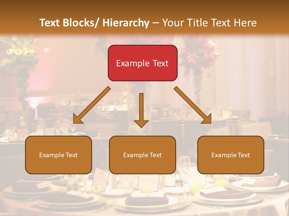 A Table With A Vase Of Flowers On Top Of It PowerPoint Template