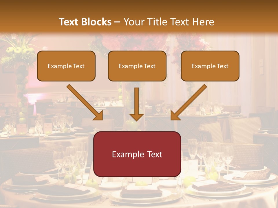 A Table With A Vase Of Flowers On Top Of It PowerPoint Template