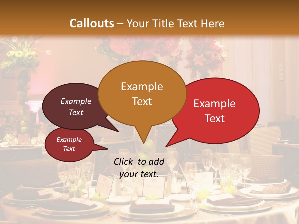 A Table With A Vase Of Flowers On Top Of It PowerPoint Template