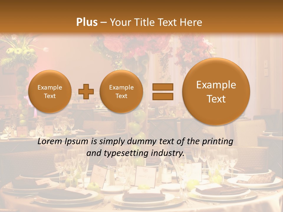 A Table With A Vase Of Flowers On Top Of It PowerPoint Template