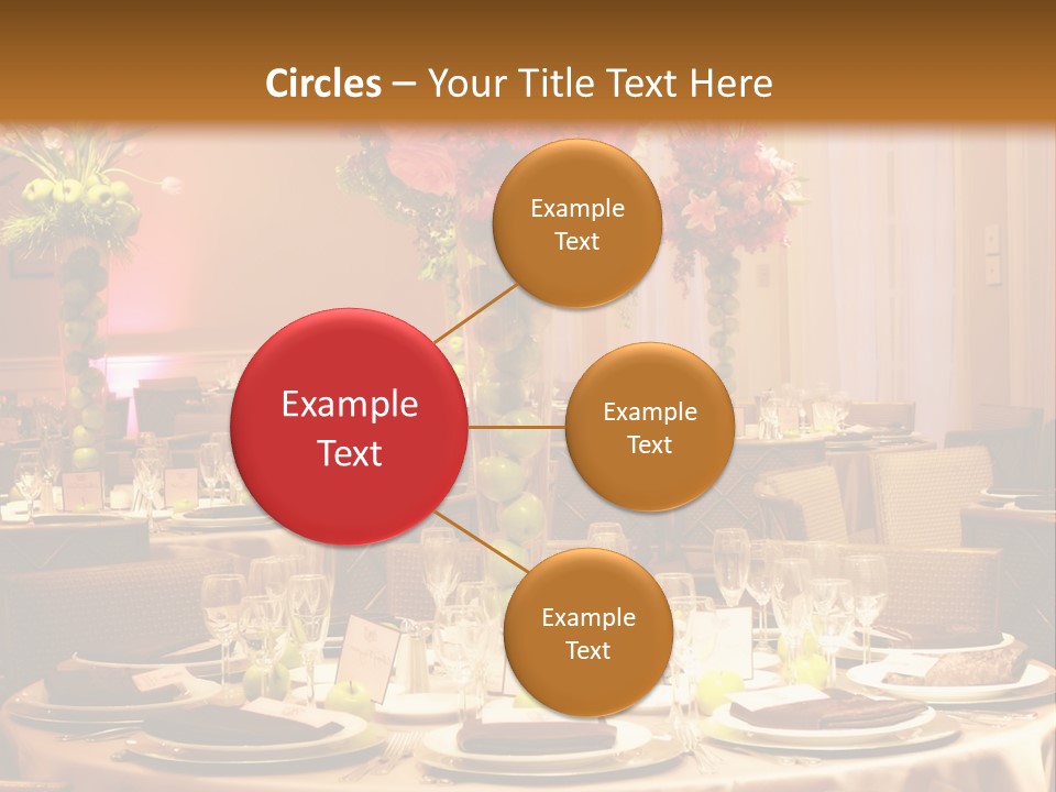 A Table With A Vase Of Flowers On Top Of It PowerPoint Template
