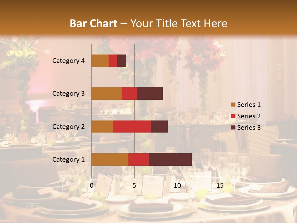 A Table With A Vase Of Flowers On Top Of It PowerPoint Template