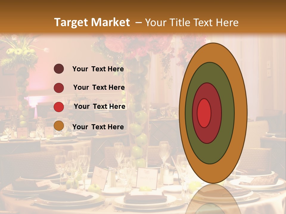 A Table With A Vase Of Flowers On Top Of It PowerPoint Template