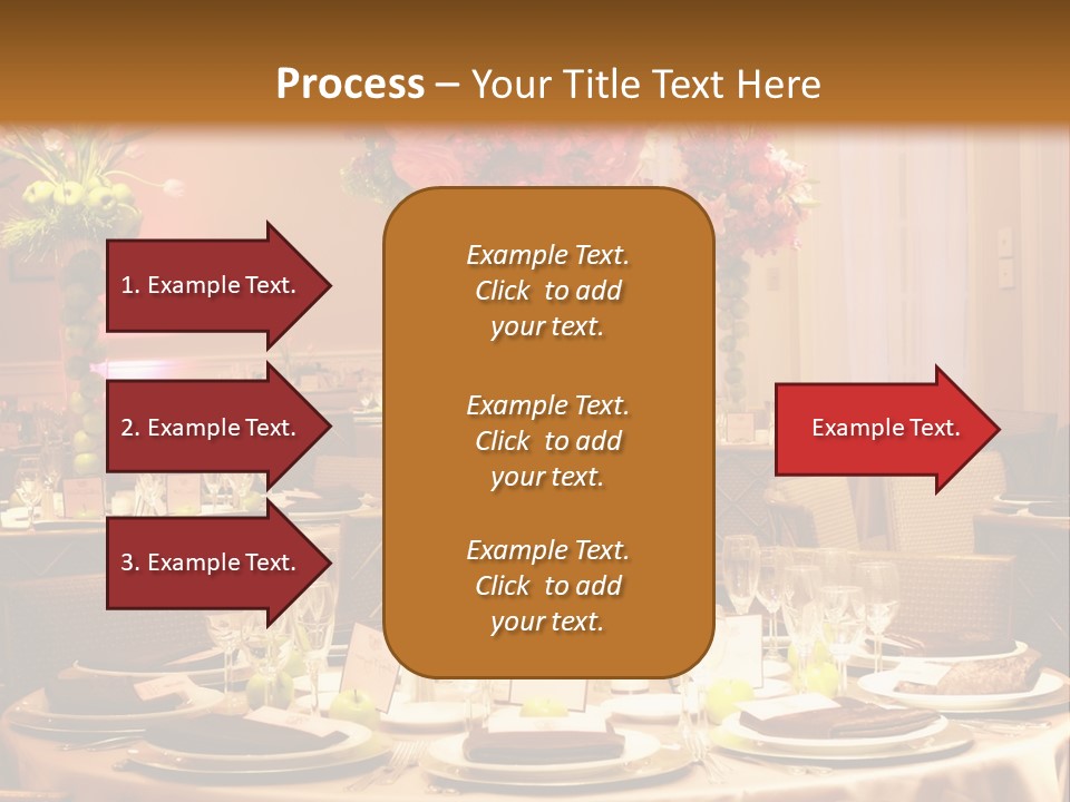 A Table With A Vase Of Flowers On Top Of It PowerPoint Template