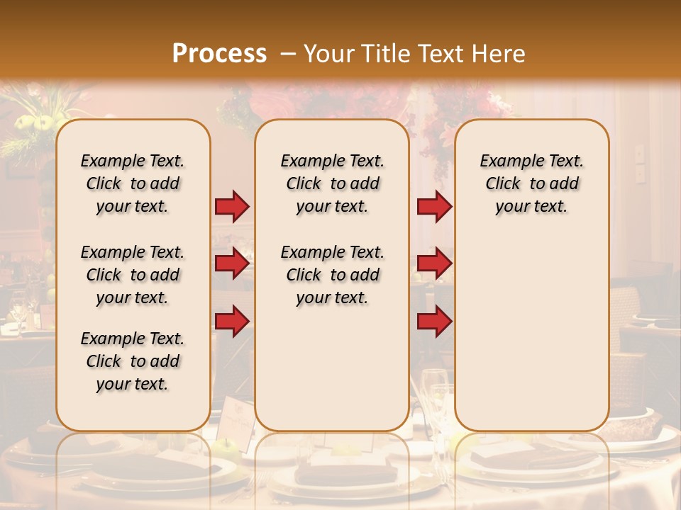 A Table With A Vase Of Flowers On Top Of It PowerPoint Template