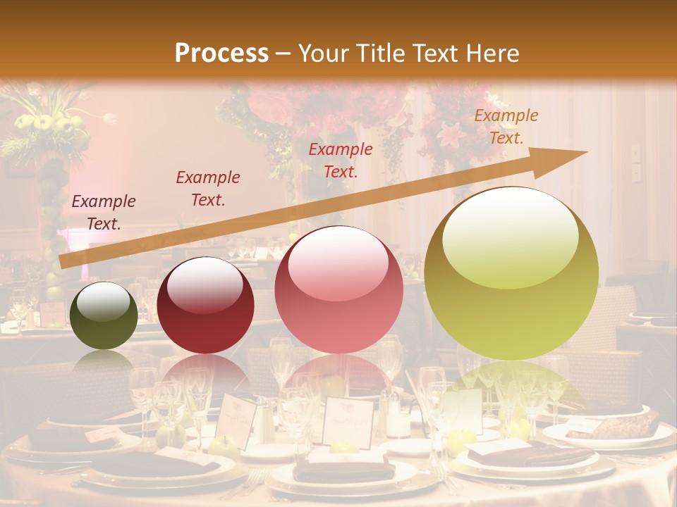 A Table With A Vase Of Flowers On Top Of It PowerPoint Template