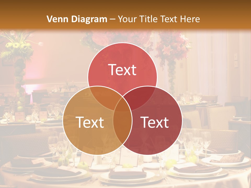 A Table With A Vase Of Flowers On Top Of It PowerPoint Template