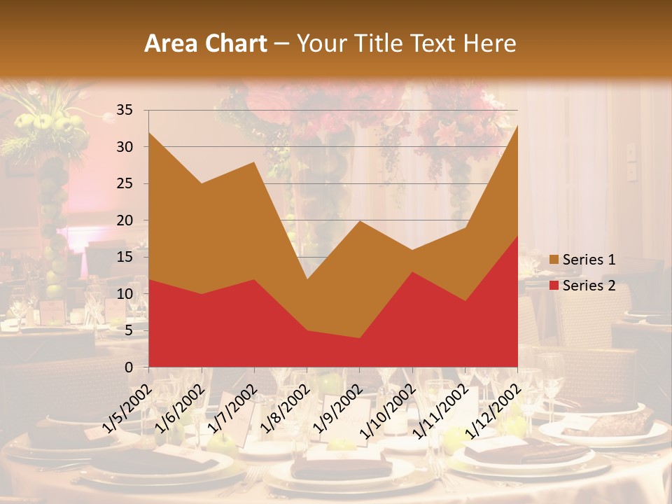 A Table With A Vase Of Flowers On Top Of It PowerPoint Template