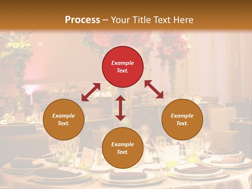 A Table With A Vase Of Flowers On Top Of It PowerPoint Template