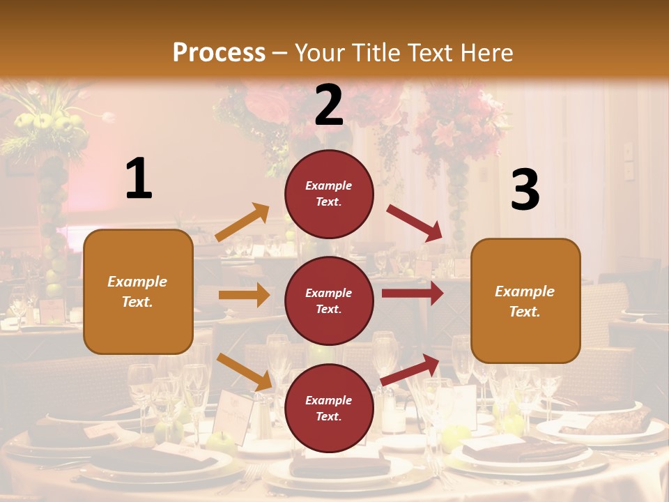 A Table With A Vase Of Flowers On Top Of It PowerPoint Template