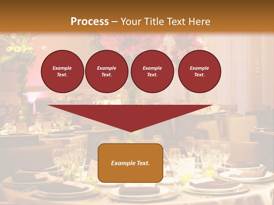 A Table With A Vase Of Flowers On Top Of It PowerPoint Template