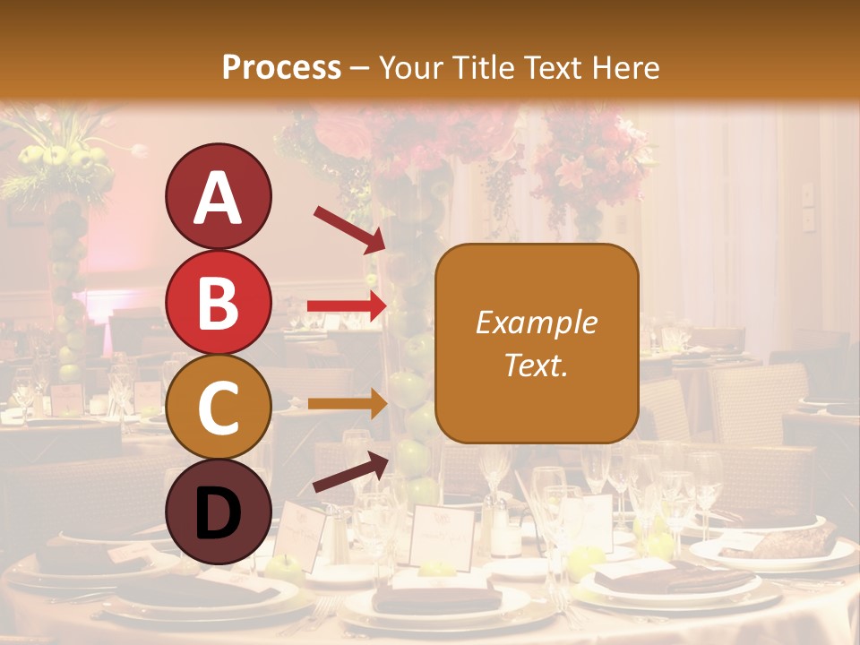 A Table With A Vase Of Flowers On Top Of It PowerPoint Template