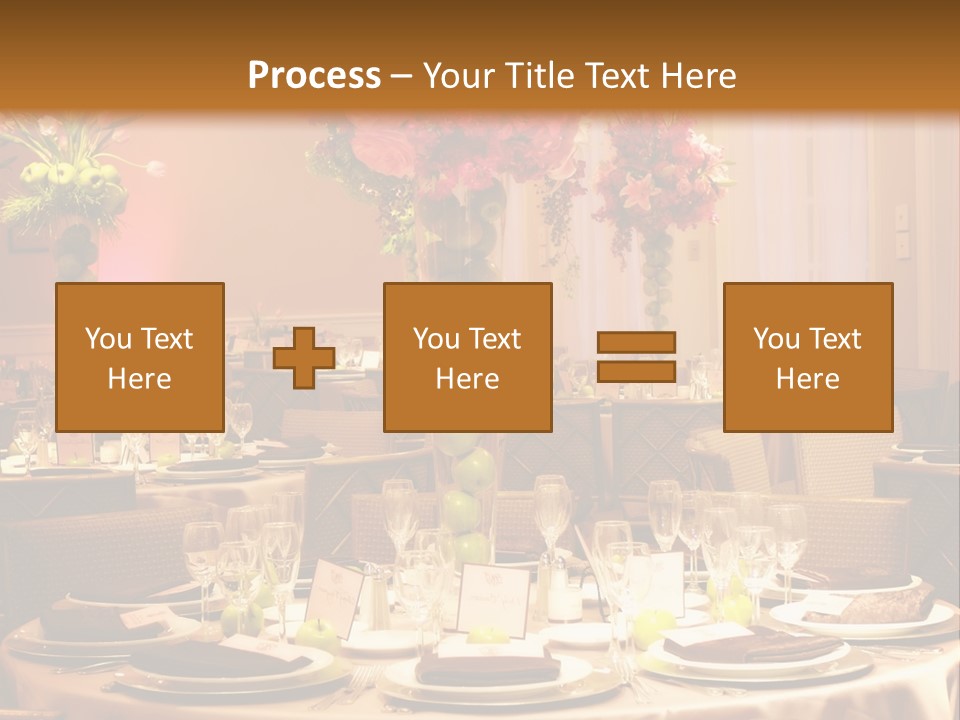 A Table With A Vase Of Flowers On Top Of It PowerPoint Template